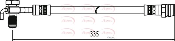 Apec HOS4111 Brake Hose - 1