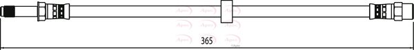 Apec HOS4112 Brake Hose - 1