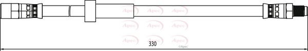 Apec HOS4113 Brake Hose - 1