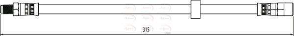 Apec HOS4116 Brake Hose - 1
