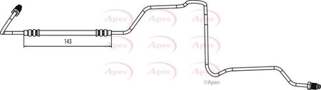 Apec HOS4118 Brake Hose - 1