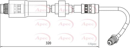 Apec HOS4119 Brake Hose - 1
