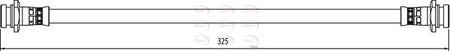 Apec HOS4121 Brake Hose - 1