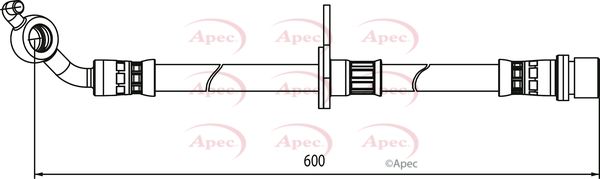 Apec HOS4123 Brake Hose - 1