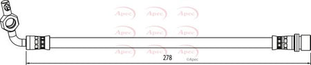 Apec HOS4125 Brake Hose - 1