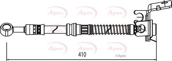 Apec HOS4131 Brake Hose - 1