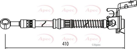 Apec HOS4131 Brake Hose - 1