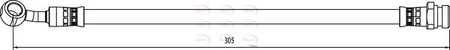 Apec HOS4133 Brake Hose - 1