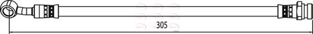 Apec HOS4134 Brake Hose - 1