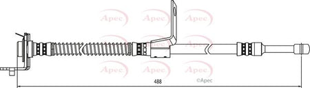 Apec HOS4138 Brake Hose - 1