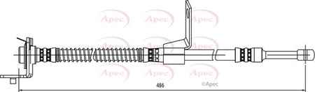 Apec HOS4139 Brake Hose - 1