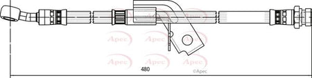 Apec HOS4141 Brake Hose - 1