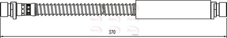 Apec HOS4142 Brake Hose - 1