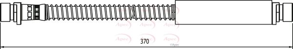 Apec HOS4142 Brake Hose - 1