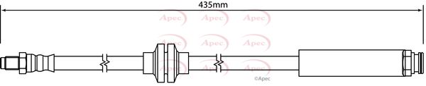 Apec HOS4143 Brake Hose - 1
