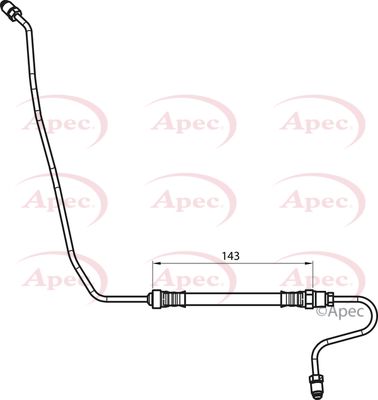 Apec HOS4149 Brake Hose - 1
