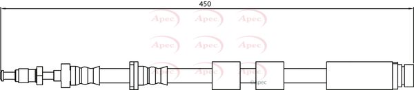 Apec HOS4152 Brake Hose - 1