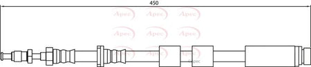 Apec HOS4153 Brake Hose - 1