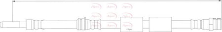 Apec HOS4162 Brake Hose - 1