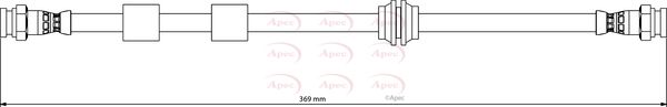 Apec HOS4173 Brake Hose - 1