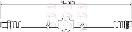 Apec HOS4182 Brake Hose - 1