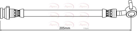Apec HOS4186 Brake Hose - 1