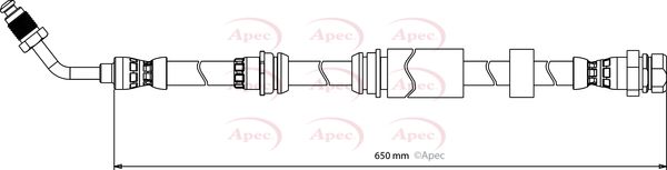 Apec HOS4192 Brake Hose - 1