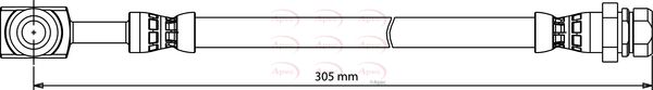 Apec HOS4193 Brake Hose - 1