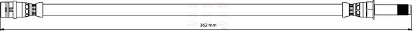 Apec HOS4199 Brake Hose - 1