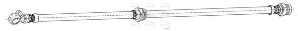Apec HOS4212 Brake Hose - 1