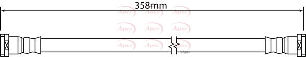 Apec HOS4239 Brake Hose - 1