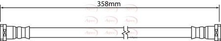 Apec HOS4239 Brake Hose - 1