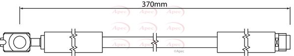 Apec HOS4240 Brake Hose - 1