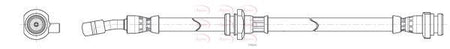 Apec HOS4251 Brake Hose - 1