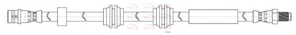 Apec HOS4252 Brake Hose - 1