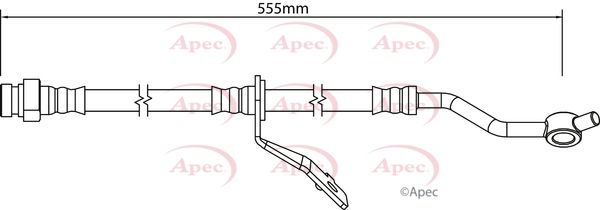 Apec HOS4259 Brake Hose - 1