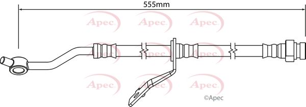 Apec HOS4260 Brake Hose - 1