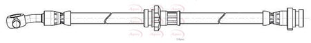 Apec HOS4277 Brake Hose - 1