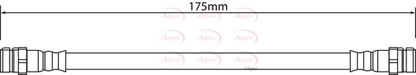 Apec HOS4284 Brake Hose - 1