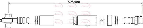 Apec HOS4285 Brake Hose - 1