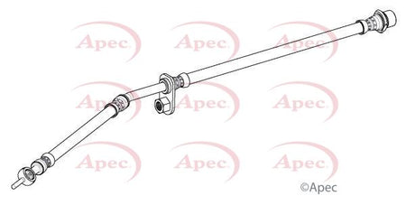 Apec HOS4287 Brake Hose - 1