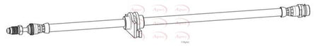 Apec HOS4301 Brake Hose - 1