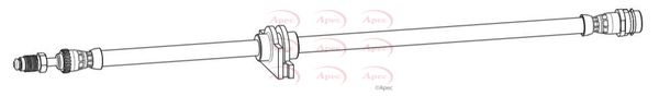 Apec HOS4301 Brake Hose - 1