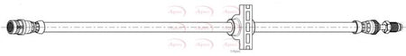 Apec HOS4303 Brake Hose - 1