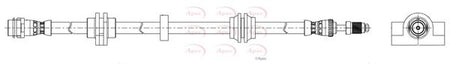Apec HOS4304 Brake Hose - 1