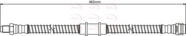 Apec HOS4311 Brake Hose - 1