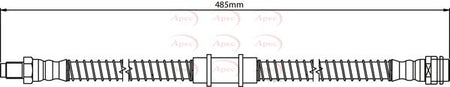 Apec HOS4311 Brake Hose - 1