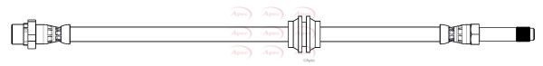 Apec HOS4320 Brake Hose - 1