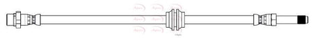 Apec HOS4320 Brake Hose - 1