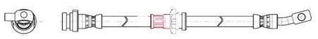 Apec HOS4325 Brake Hose - 1
